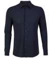 03198 Balthazar NEOBLU Balthazar Jersey Long Sleeve Shirt night blue colour image
